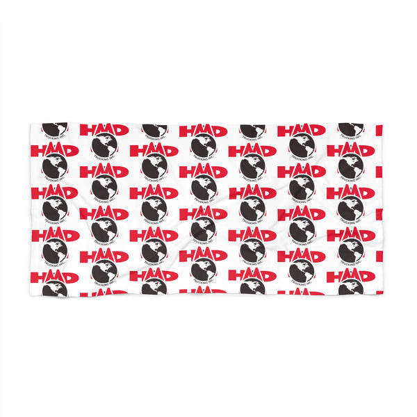 Beach Towel – All-Over HMD Logo Pattern