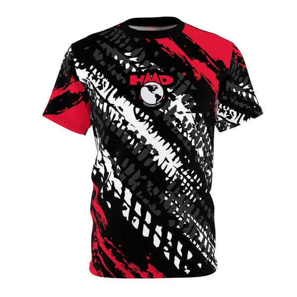 HMD Performance Tee — Red & Black HMD Trucking Impact Design