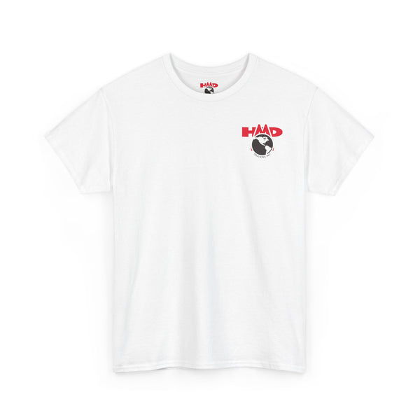 Heavy Cotton Tee — Front & Back HMD Trucking Logo