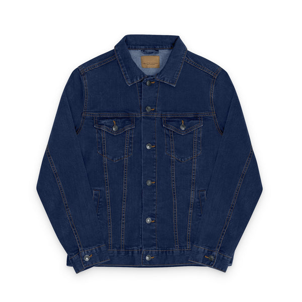 Denim Jacket — HMD Embroidery on Front & Back