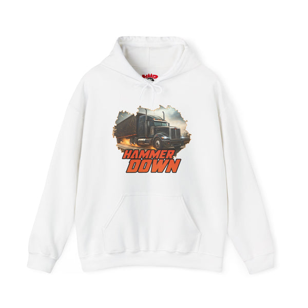 Truckers’ Hoodie  – “Hammer Down”
