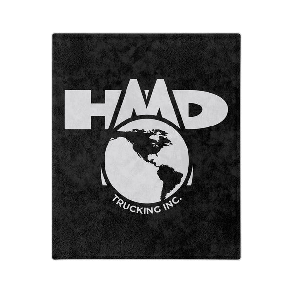 Velveteen Throw Blanket — Large HMD Logo Centerpiece